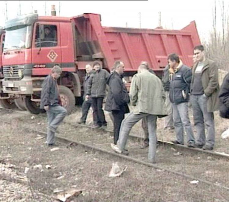 Radnici "Boksita" blokirali kolosijek "Birča"