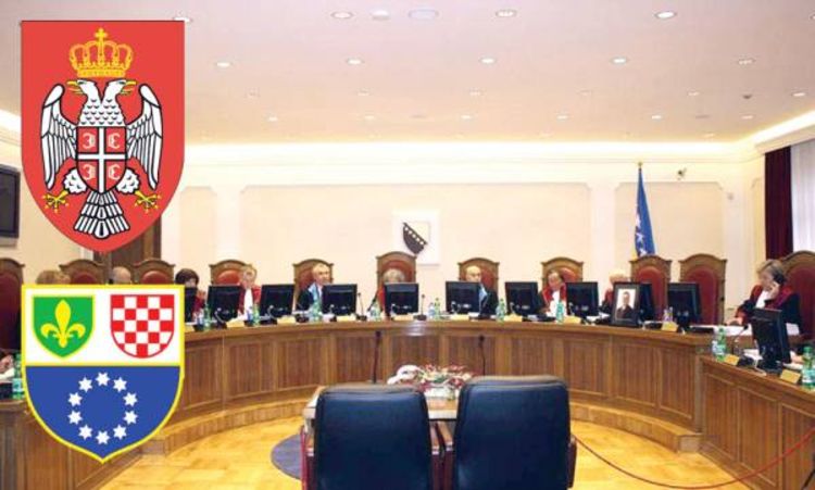 Van snage entitetski grbovi, zastava FBiH i himna RS