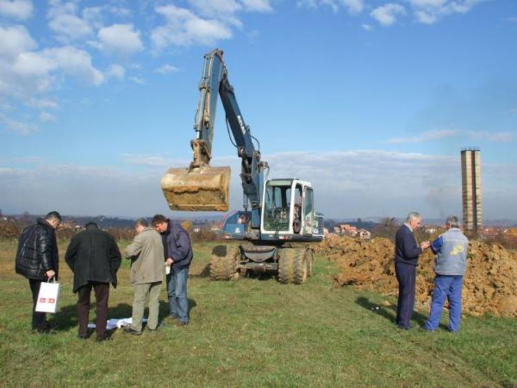 Izgradnja heliodroma: Počelo kopanje drenaža