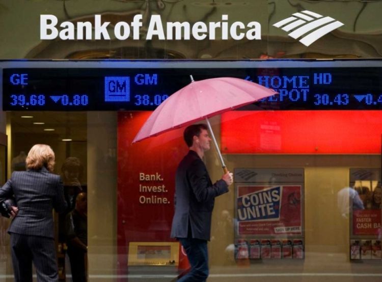 Kreditna kriza srušila dobit Bank of America