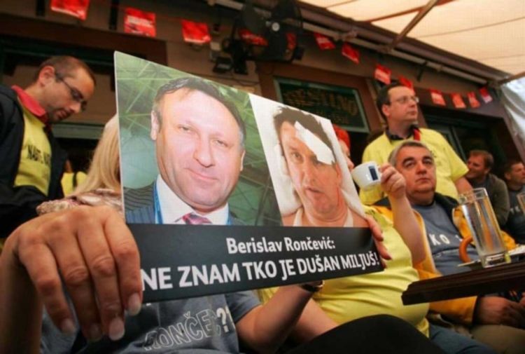 Protest novinara zbog napada na Miljuša