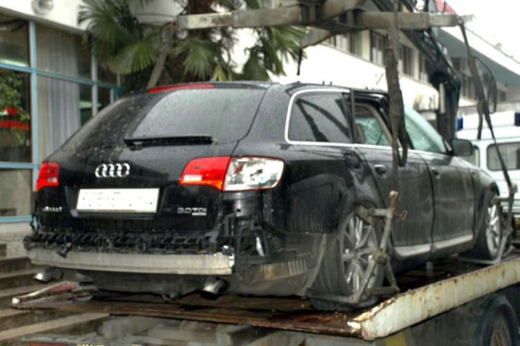 Audi trgovca naftom dignut u vazduh