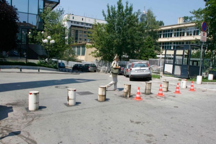 Stop za vozila u pješačkoj zoni