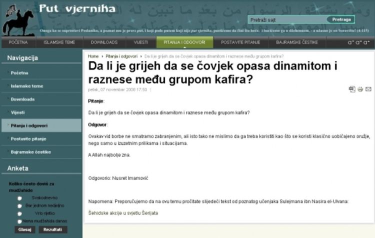 Samoubilački napadi za izuzetne prilike