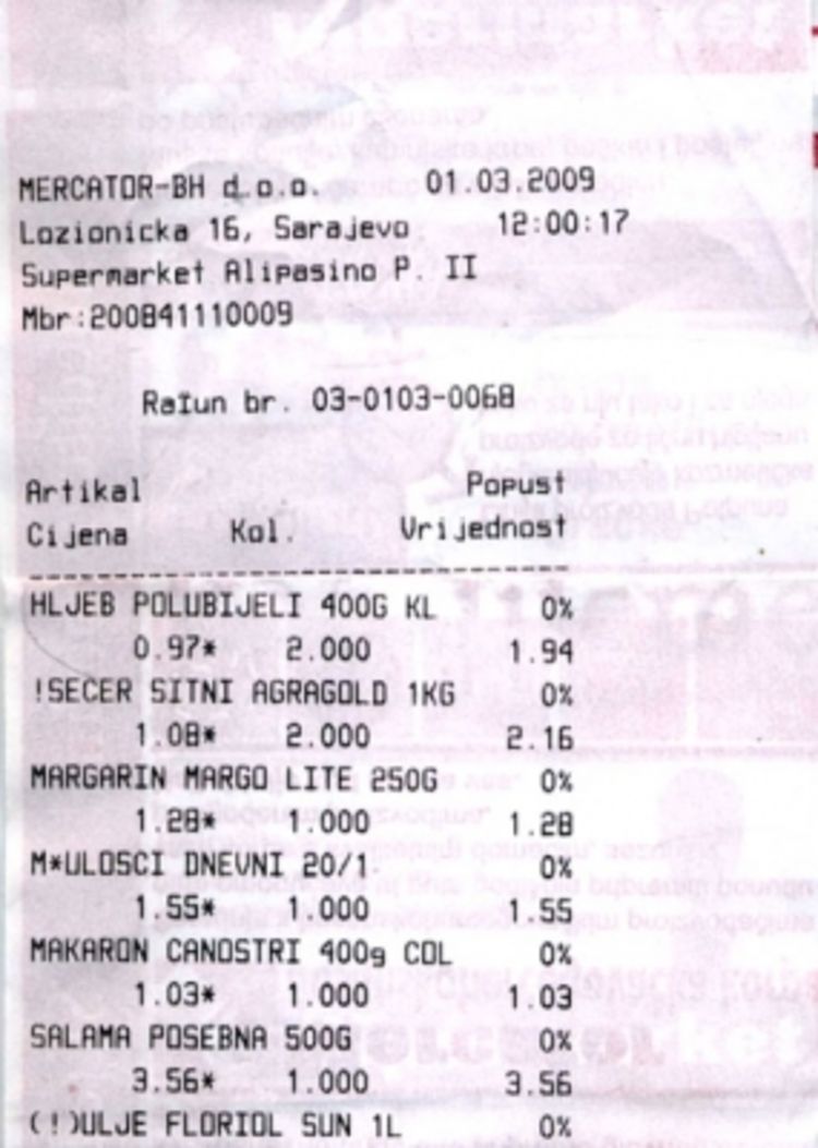 Merkator cijenu spustio za tri feninga