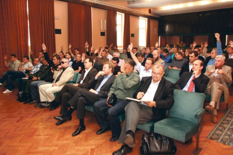 Blokada zgrade Vlade FBiH 1. oktobra