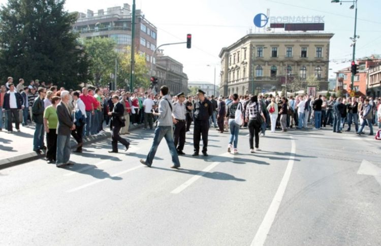 Navijači blokirali Sarajevo