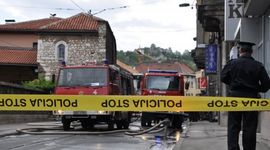 Požar u pomoćnim objektima crkve