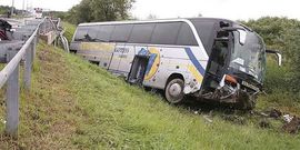 Sletio s puta autobus pun djece