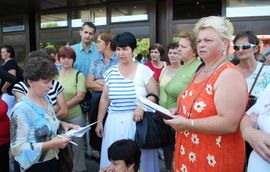 Radnice Borca u srijedu pred  Vladom FBiH 