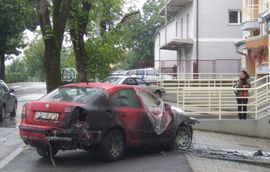 Zapaljen automobil direktora dobojskog KPZ-a