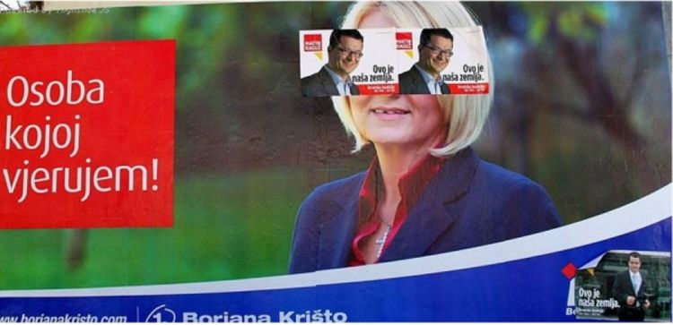 Raguž osvanuo na Krištinim plakatima
