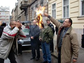 Protest protiv Srba u Zagrebu
