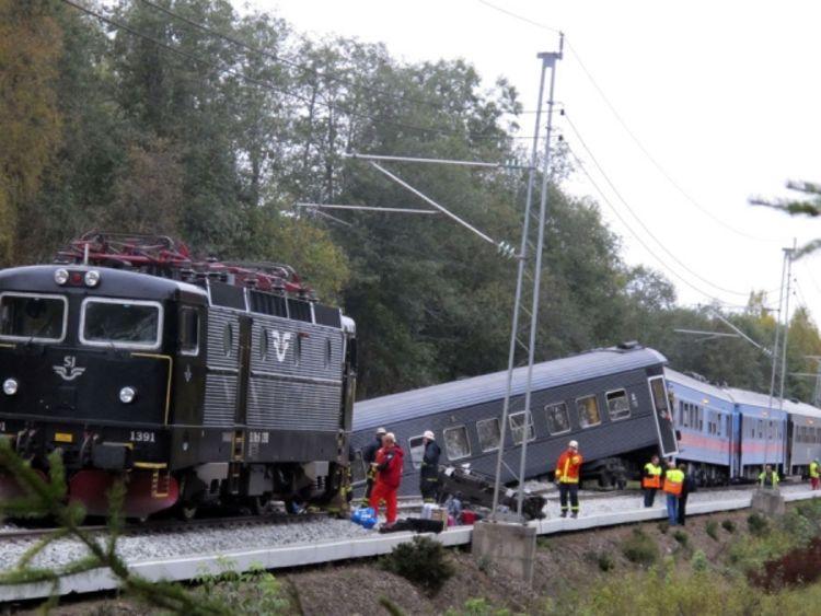 Iskočio voz iz šina u Norveškoj, 40 povređenih