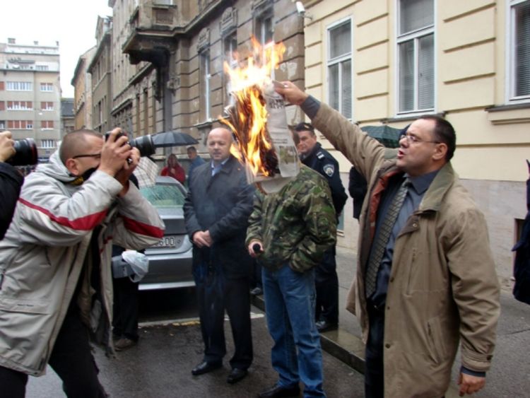 Protest protiv Srba u Zagrebu