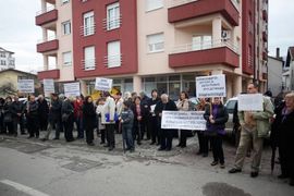 Protest porodica poginulih i zarobljenih