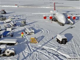 Otežan avio i železnički saobraćaj