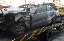 Poginuo suvozač prilikom slijetanja mercedesa