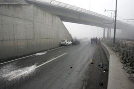 Sedam povrijeđenih u lančanom sudaru