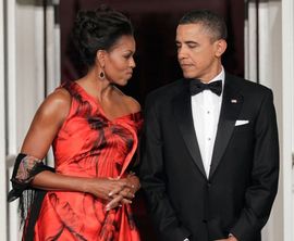 Crvena haljina Mišel Obame očarala američke medije