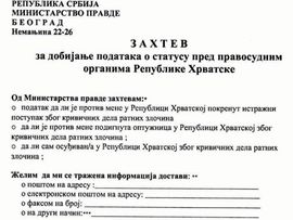 Hrvatska protiv objavljivanja spiskova osumnjičenih
