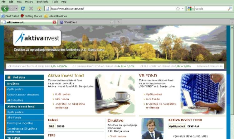 Aktiva investu blokirani fondovi