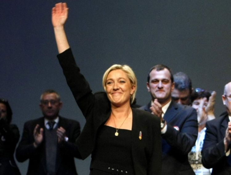 Marin Le Pen opasnost po Sarkozija
