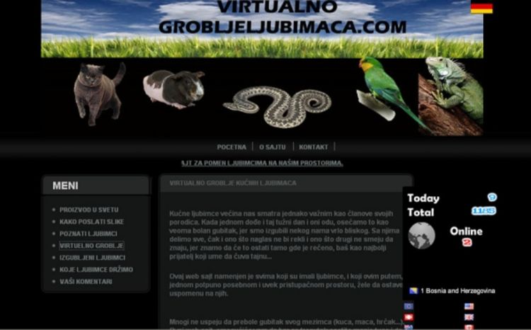 Virtuelno groblje za kućne ljubimce
