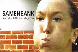 Jelena Janković na reklami za banku sperme