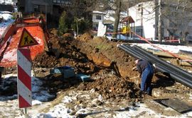 Sanacija devastirane ulice u Srebrenici