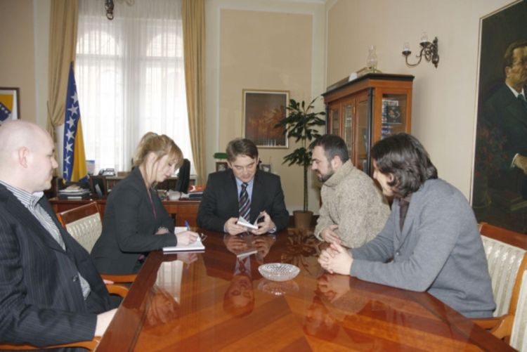 Komšić primio Sergeja Trifunovića i Armina Ćatića