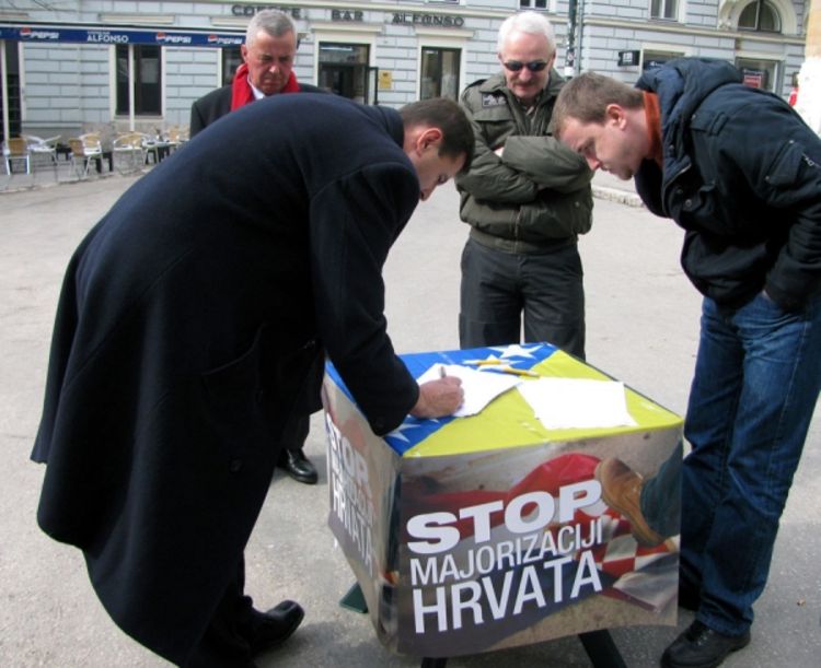 Akcija “Stop majorizaciji Hrvata” i u Sarajevu