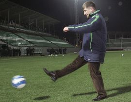 Grozni: Brazilski fudbaleri igraju utakmicu protiv tima Čečenskog ...