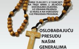 Zajedno na trgu čekaju oslobađanje Gotovine