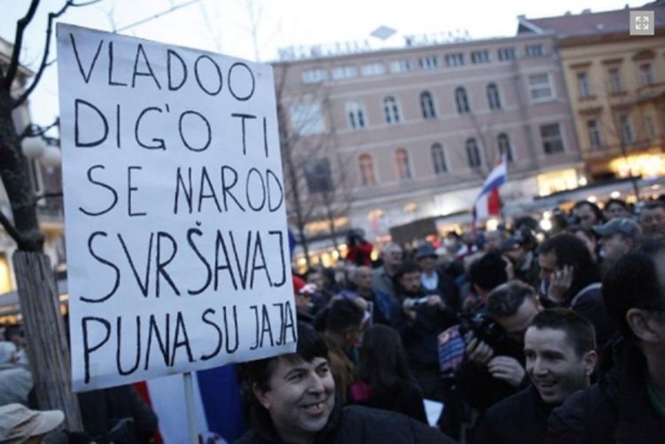 Zagreb: Demonstranti u još jednoj šetnji