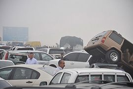 UAE: Lančani sudar 127 vozila, jedan poginuli
