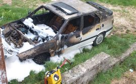 Trebinje: Kamermanu izgorio automobil