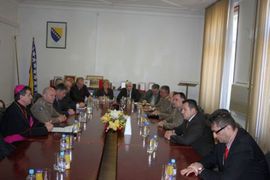 Prijem povodom predstavljanja vojnog biskupa