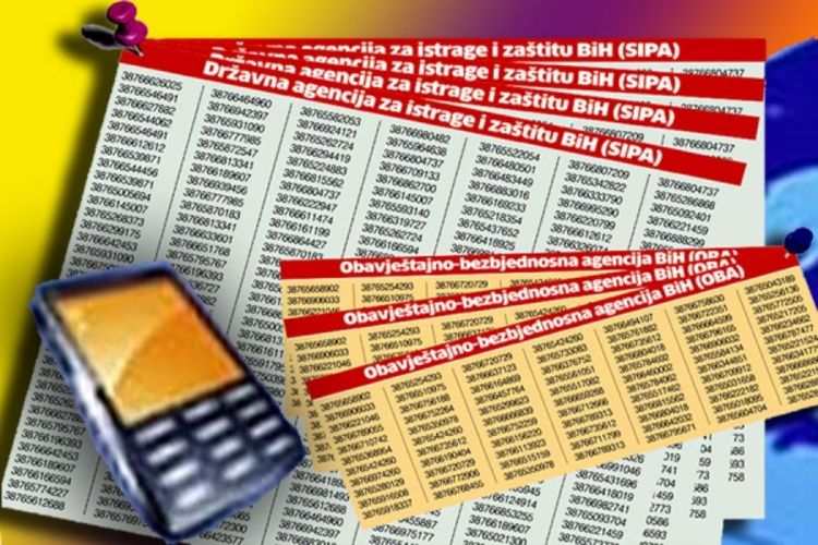U subotu kompletan spisak prisluškivanih brojeva