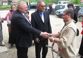 Čordaš sa predstavnicima UNHCR-a u Banjaluci i Kotor Varošu