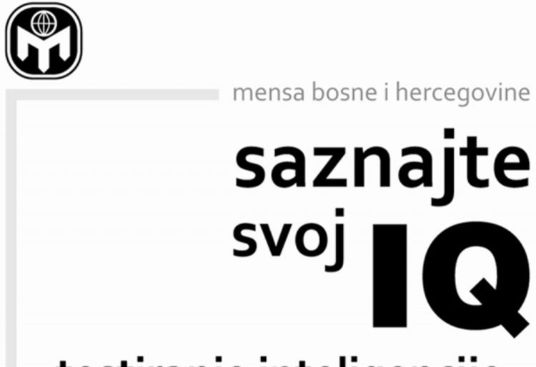 MENSA organizuje testiranje u Sarajevu i Banjaluci