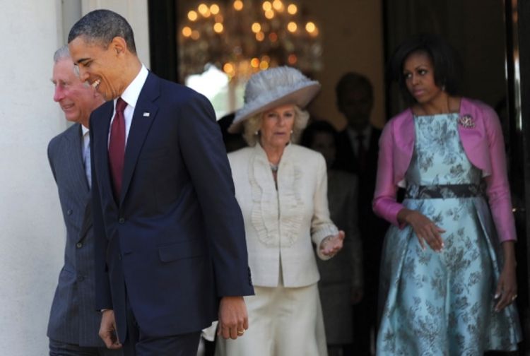 Princ Čarls prvi ugostio Baraka Obamu (Foto)