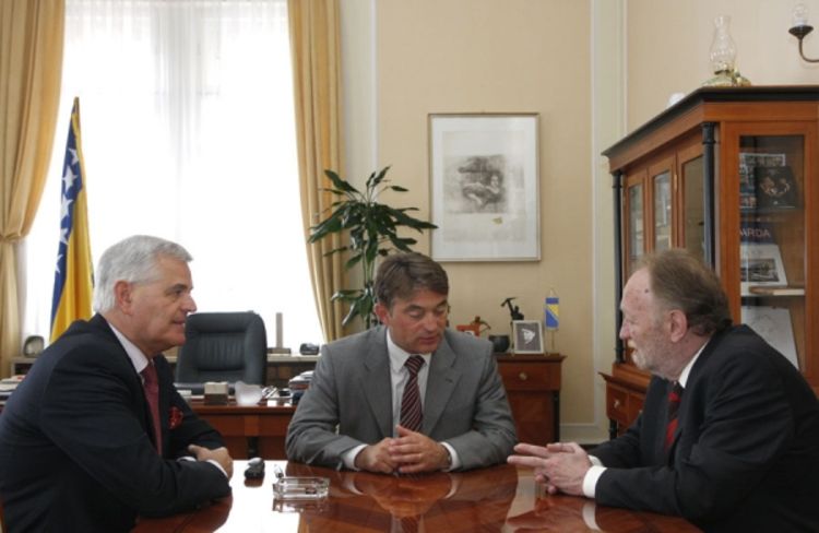 Komšić primio u oproštajnu posjetu ambasadora Srbije