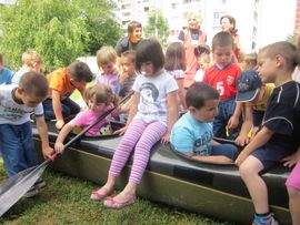 Promocija kajaka u vrtiću
