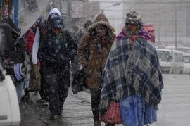 Snijeg zavejao Boliviju