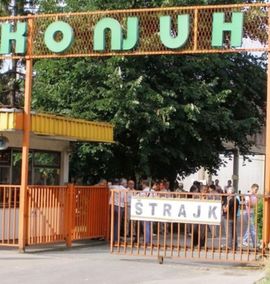 Radnici Konjuha štrajkom  traže lanjske plate