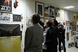 Slavni režiser Vim Veners posjetio galeriju Charlamu u Skenderiji