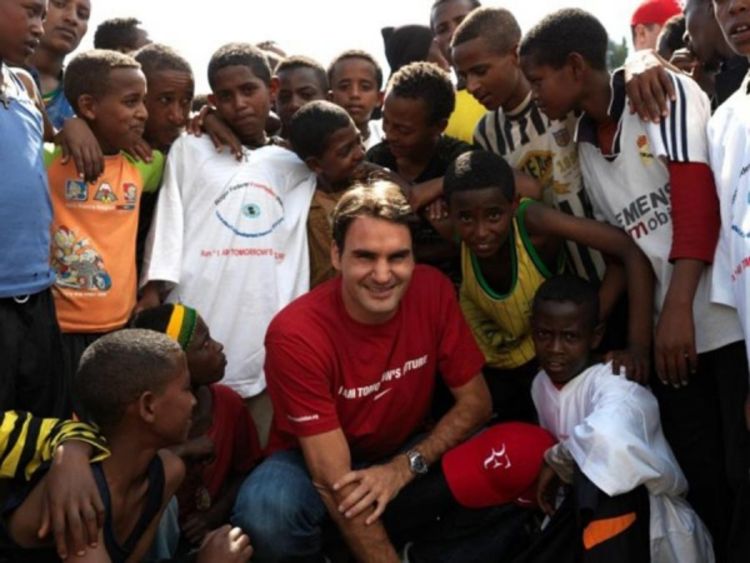 Federer pomaže djeci Malavija