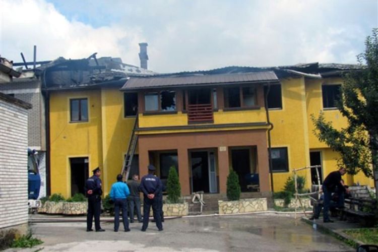 Izgorjelo kino na Sokocu
