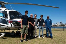 Veber vozio heliopter